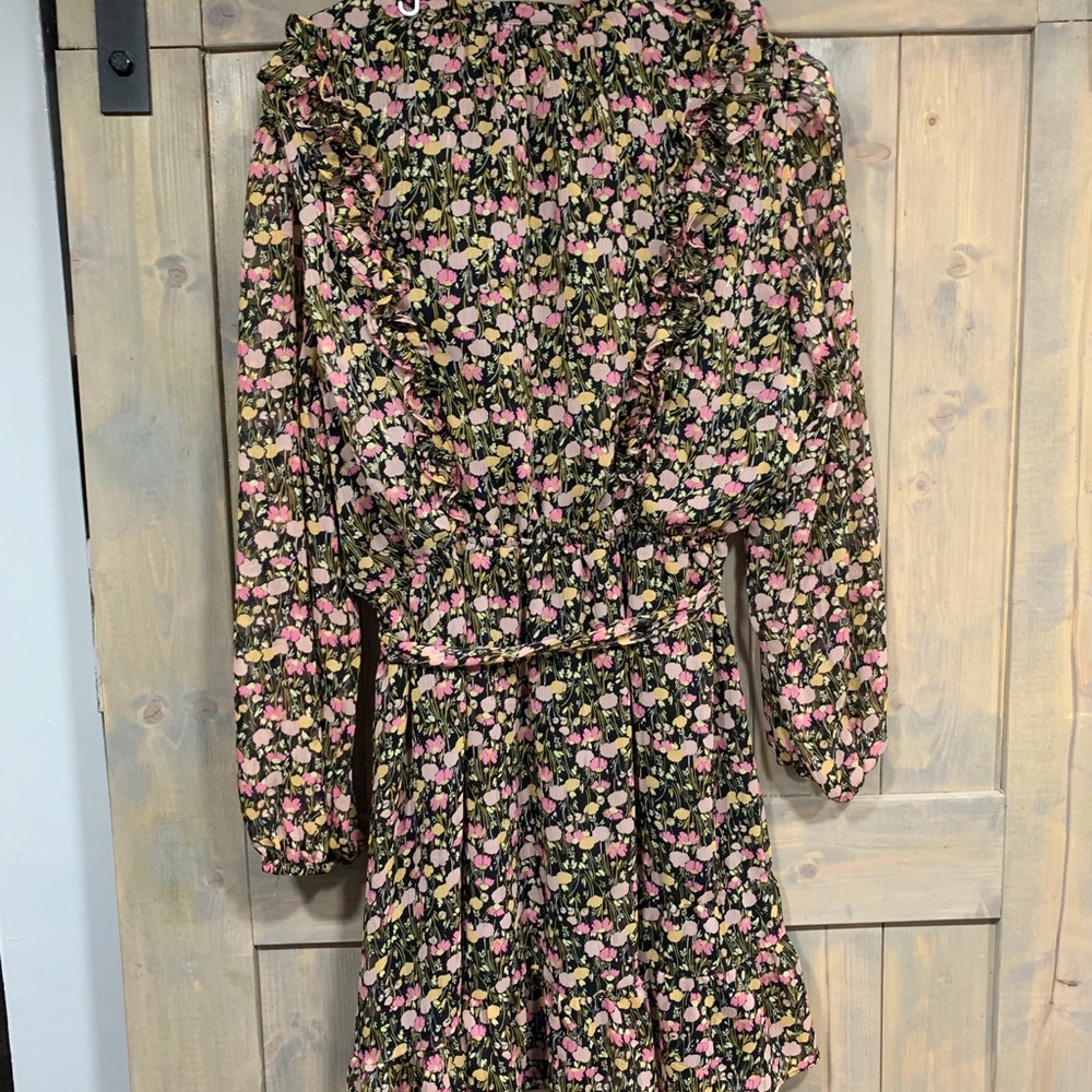Floral long sleeve dress